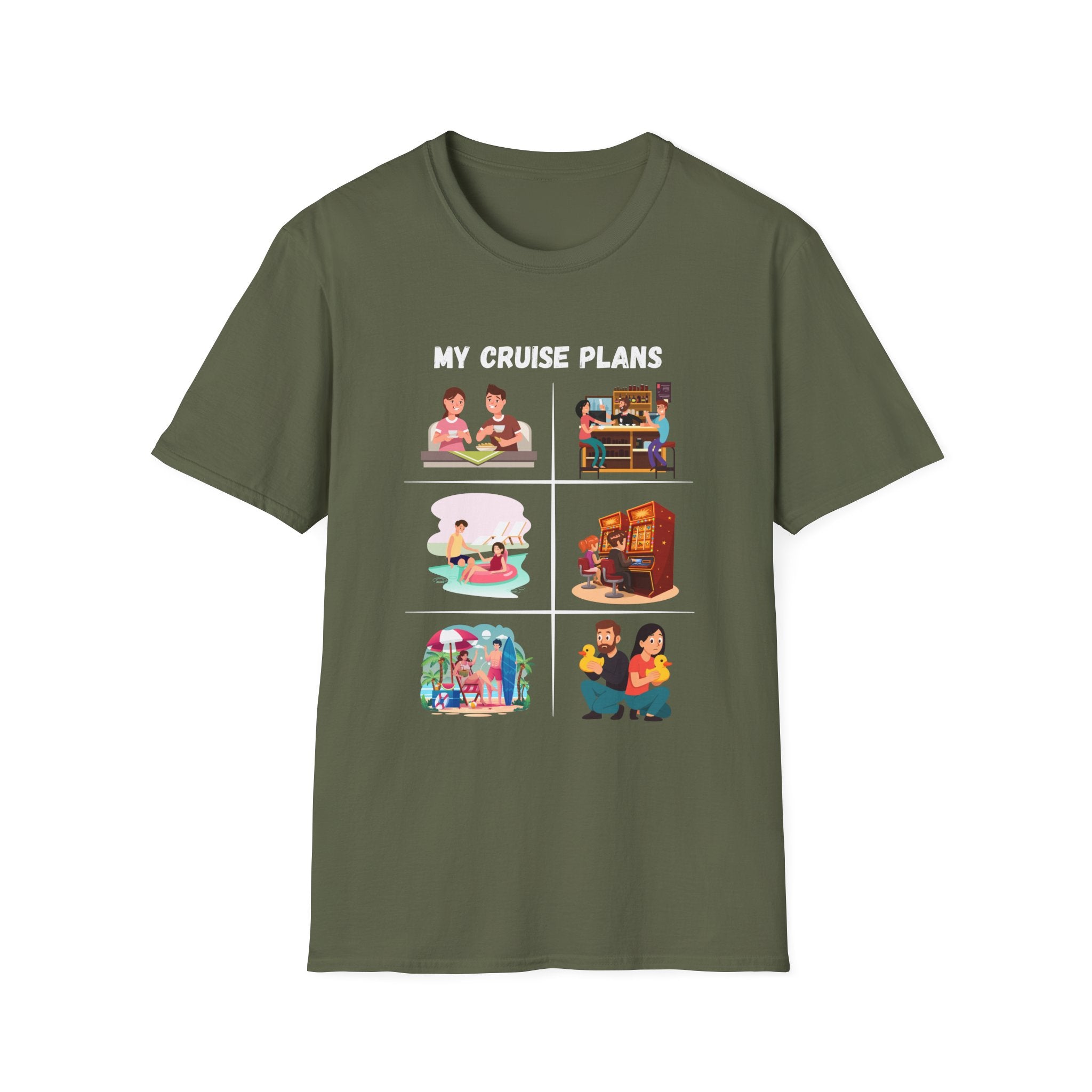 Cruise Plans T-Shirt — Funny Vacation Activity Graphic Tee