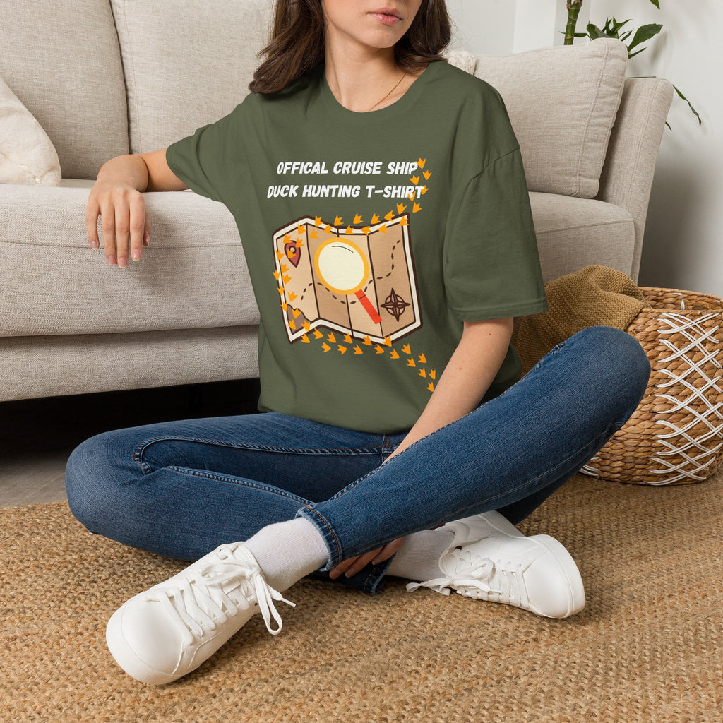 Adventure Map Duck Hunt T-Shirt — Wanderlust Vintage Map Graphic Tee
