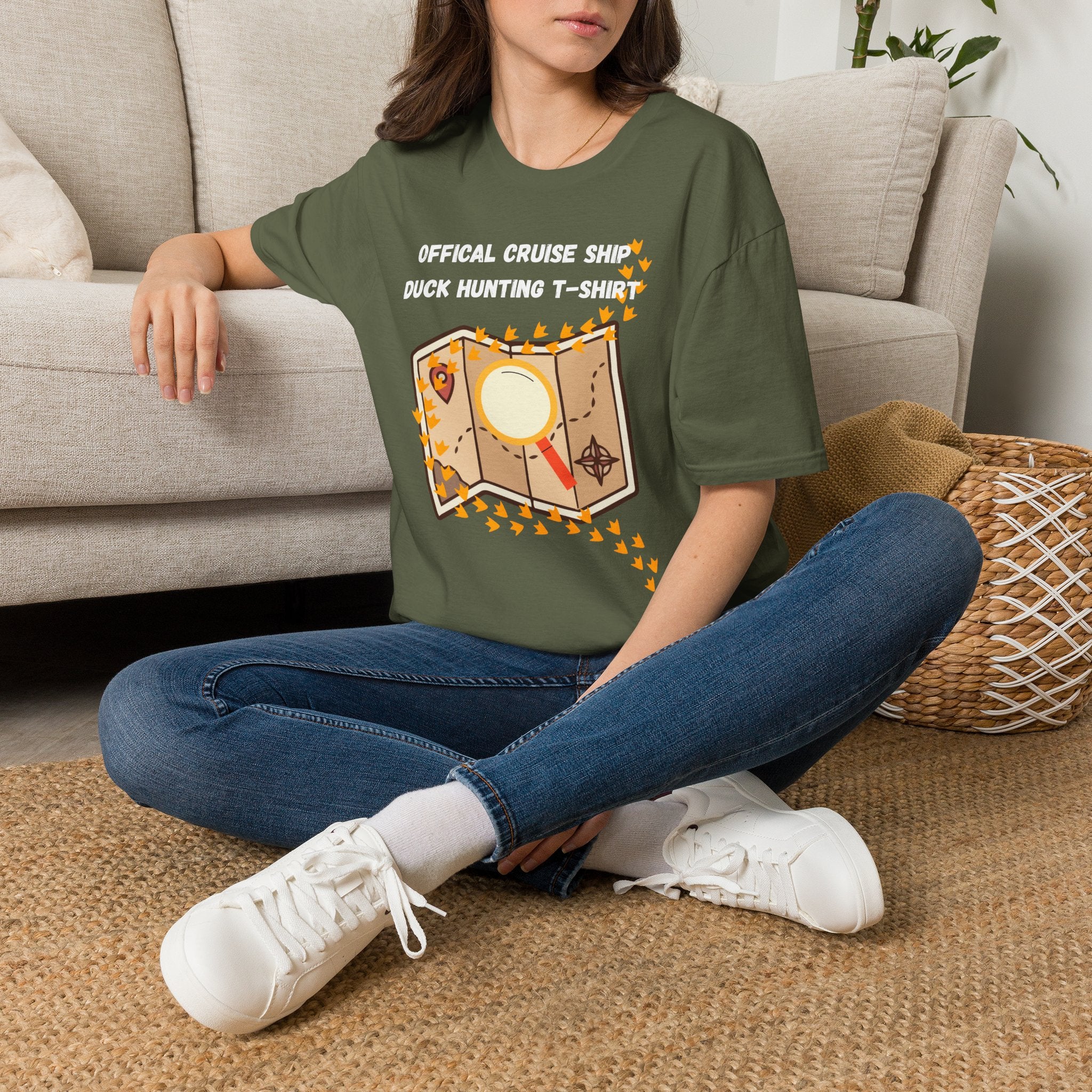 Adventure Map Duck Hunt T-Shirt — Wanderlust Vintage Map Graphic Tee