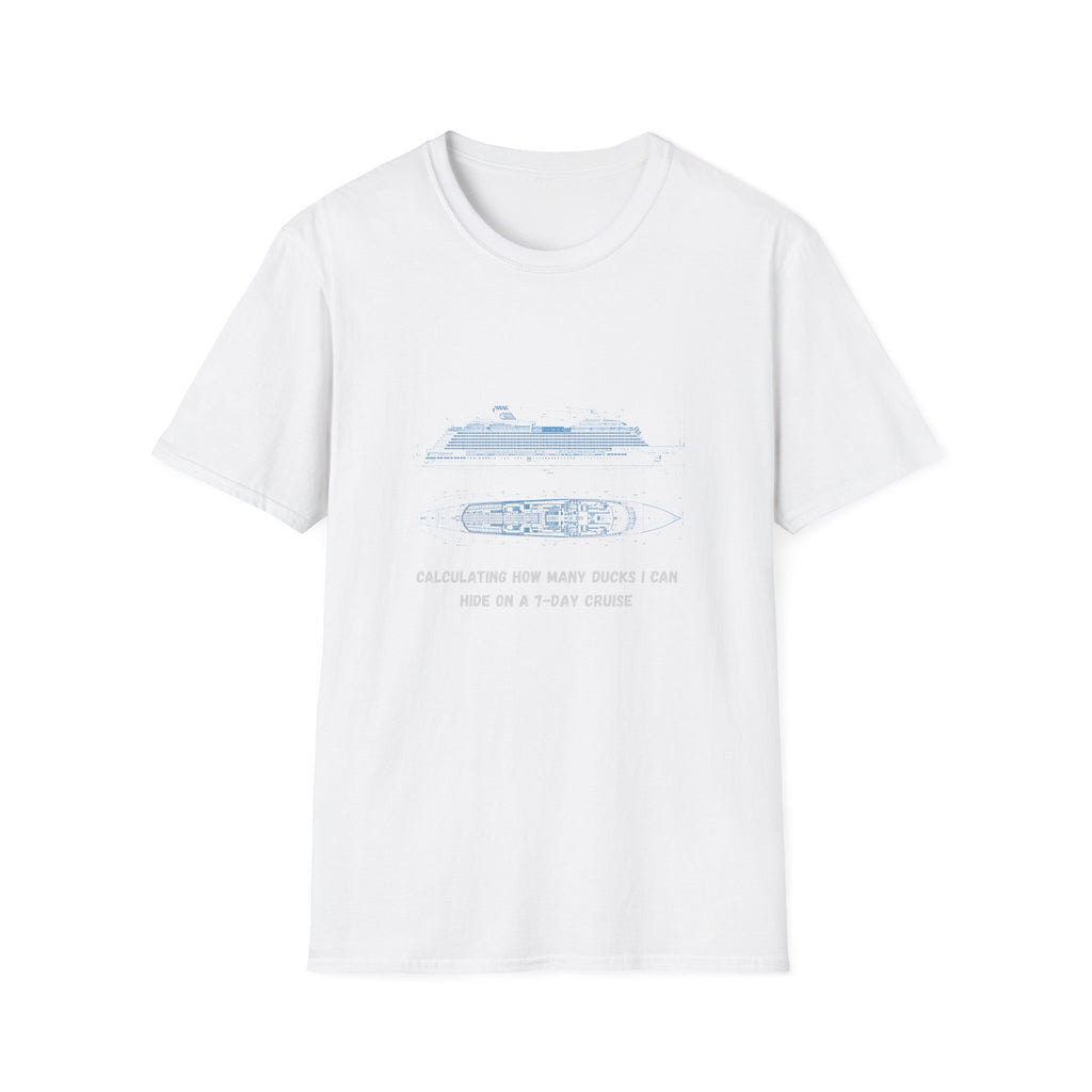 Cruise Mode Initiated T-Shirt — Nautical Diagram Tee for Travelers & Crew