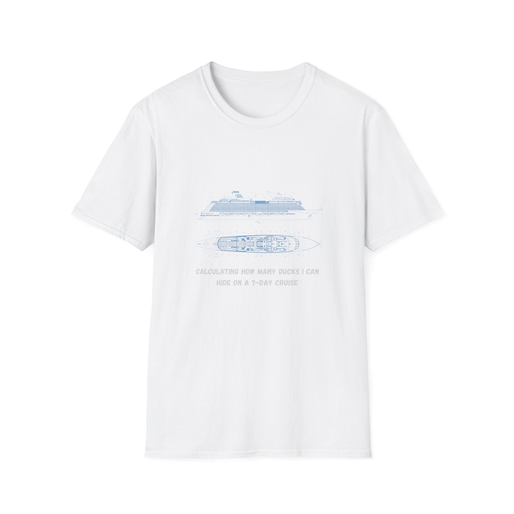 Cruise Mode Initiated T-Shirt — Nautical Diagram Tee for Travelers & Crew