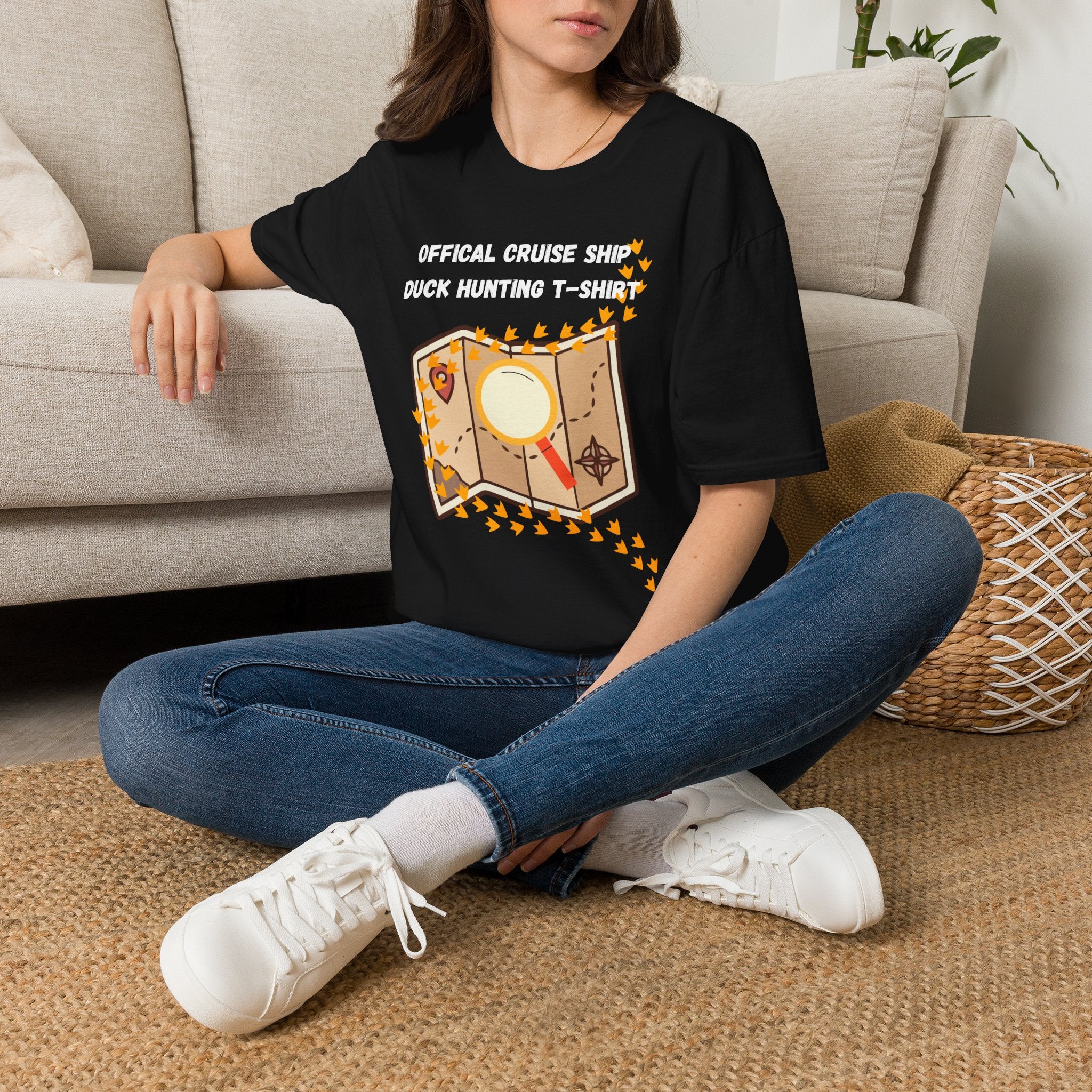 Adventure Map Duck Hunt T-Shirt — Wanderlust Vintage Map Graphic Tee