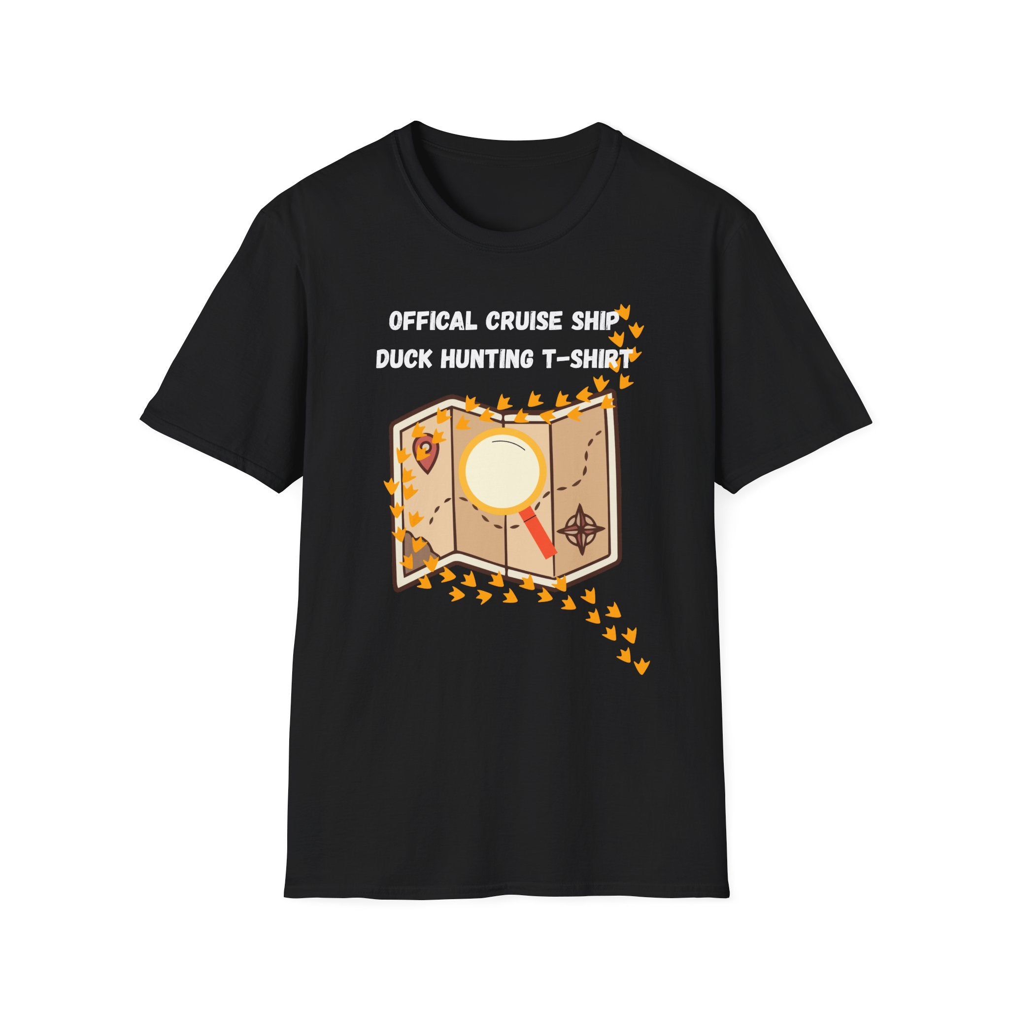 Adventure Map Duck Hunt T-Shirt — Wanderlust Vintage Map Graphic Tee