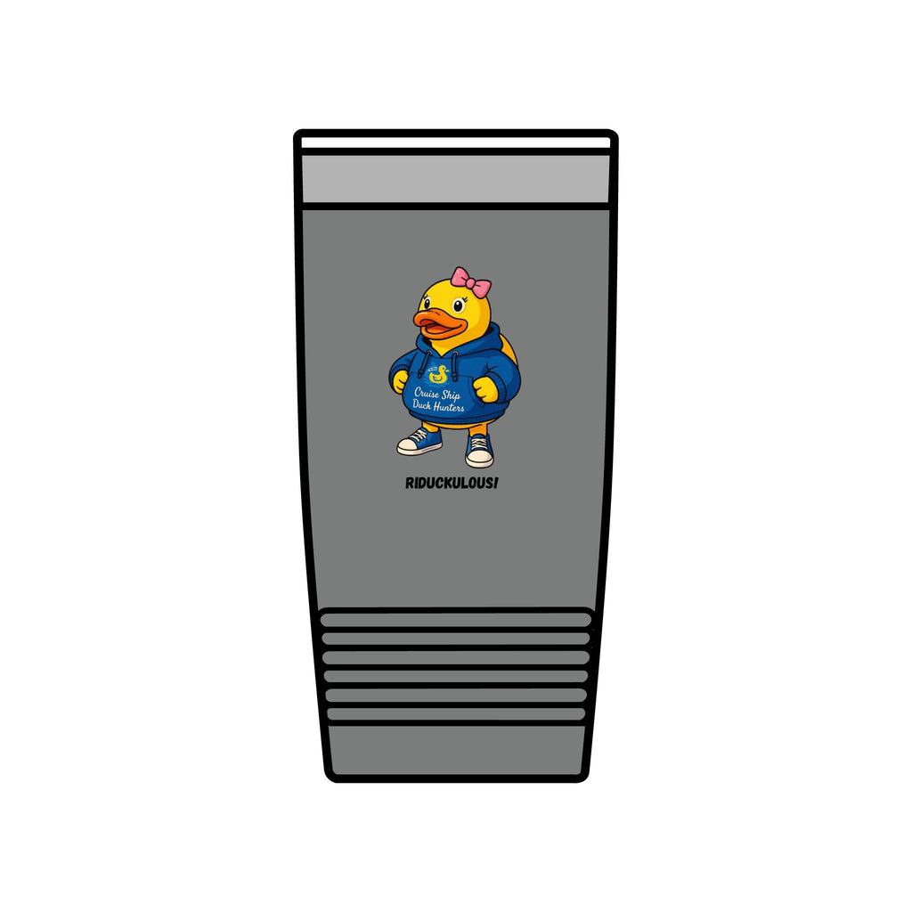 20oz Insulated Tumbler — Cute Duck Mascot Design ("Ridiculously")